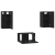 Set comodă TV cu raft 3 pcs Stejar negru 60 x 30 x 30.5 cm GartenMobel Dekor