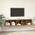 Set dulap TV 2 pcs Lemn vechi 37 x 37 x 142.5 cm Lemn compozit GartenMobel Dekor