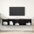 Set dulap TV 2 pcs Stejar negru 37 x 37 x 142.5 cm GartenMobel Dekor