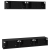 Set comodă TV 5 pcs Stejar negru 80 x 30 x 30 cm Lemn compozit GartenMobel Dekor