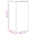 Set cabinet TV cu raft 4 pcs Stejar negru 30.5 x 30 x 90 cm GartenMobel Dekor