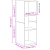 Set comodă TV 4 pcs Stejar negru 37 x 37 x 142.5 cm GartenMobel Dekor