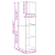 Set comodă TV 4 pcs Stejar negru 37 x 37 x 142.5 cm GartenMobel Dekor