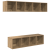 Set comodă TV 4 pcs stejar artizanal 37 x 37 x 142.5 cm GartenMobel Dekor