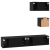 Set unitate TV Altele cu depozitare cu ușă 4 pcs Stejar negru 80 x 30 x 30 cm GartenMobel Dekor