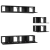 Bibliotecă TV 6 pcs Stejar negru 80 x 30 x 30.5 cm GartenMobel Dekor