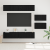 Bibliotecă TV 6 pcs Stejar negru 80 x 30 x 30.5 cm GartenMobel Dekor