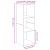 Cabinet TV 4 pcs Lemn vechi 37 x 35 x 107.5 cm Lemn stratificat GartenMobel Dekor