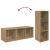 Cabinet TV cu raft 4 pcs Stejar artisanal 37 x 35 x 107.5 cm GartenMobel Dekor