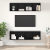 Set comodă TV 2 pcs Stejar negru 37 x 37 x 142.5 cm GartenMobel Dekor
