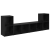 Set comodă TV cu raft 4 pcs Stejar negru 72 x 35 x 36.5 cm GartenMobel Dekor