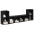 Set comodă TV cu raft 4 pcs Stejar negru 72 x 35 x 36.5 cm GartenMobel Dekor