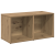 Set comodă TV cu raft 4 pcs Stejar artisanal 72 x 35 x 36.5 cm GartenMobel Dekor