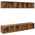 Dulap pentru TV pe Perete 4 pcs Lemn vechi 37 x 37 x 107.5 cm GartenMobel Dekor