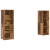 Set comodă TV 2 pcs Lemn vechi 107 x 35 x 37 cm Lemn compozit GartenMobel Dekor