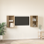 Dulap pentru TV pe Perete 2 pcs Stejar artisanal GartenMobel Dekor