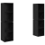 Dulap pentru TV pe Perete 4 pcs Stejar negru 37 x 37 x 72 cm GartenMobel Dekor
