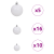 Brad de Crăciun with Decorative String Lights Verde 180 cm PVC GartenMobel Dekor