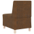 Fotoliu cu pernă 3 pcs Maro 55 cm Piele ecologică de suede GartenMobel Dekor