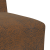 Fotoliu cu pernă 3 pcs Maro 55 cm Piele ecologică de suede GartenMobel Dekor