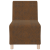 Fotoliu cu pernă 3 pcs Maro 55 cm Piele ecologică de suede GartenMobel Dekor
