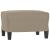 Taburet, gri taupe, 60x50x41 cm, microfibră GartenMobel Dekor