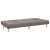 Canapea extensibilă, gri taupe, material textil GartenMobel Dekor