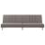 Canapea extensibilă, gri taupe, material textil GartenMobel Dekor