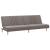 Canapea extensibilă, gri taupe, material textil GartenMobel Dekor