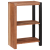Bibliotecă Maro, Negru 80 x 30 x 110 cm Lemn Solid de Acacia GartenMobel Dekor