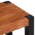 Bibliotecă Maro, Negru 50 x 30 x 40 cm Lemn Solid de Acacia GartenMobel Dekor