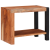 Bibliotecă Maro, Negru 50 x 30 x 40 cm Lemn Solid de Acacia GartenMobel Dekor