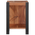 Bibliotecă Maro, Negru 50 x 30 x 40 cm Lemn Solid de Acacia GartenMobel Dekor