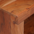 Bibliotecă Maro, Negru 80 x 30 x 110 cm Lemn Solid de Acacia GartenMobel Dekor