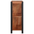 Bibliotecă Maro, Negru 80 x 30 x 110 cm Lemn Solid de Acacia GartenMobel Dekor