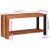 Bibliotecă Maro, Negru 80 x 30 x 110 cm Lemn Solid de Acacia GartenMobel Dekor