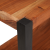 Bibliotecă Maro, Negru 80 x 30 x 110 cm Lemn Solid de Acacia GartenMobel Dekor