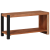 Bibliotecă Maro, Negru 80 x 30 x 110 cm Lemn Solid de Acacia GartenMobel Dekor