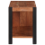Bibliotecă Maro, Negru 80 x 30 x 110 cm Lemn Solid de Acacia GartenMobel Dekor
