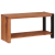 Bibliotecă Maro, Negru 80 x 30 x 110 cm Lemn Solid de Acacia GartenMobel Dekor
