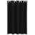 Perdele cu perdele 2 pcs Negru 175 x 140 cm Poliester GartenMobel Dekor