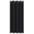 Perdele cu perdele 2 pcs Negru 225 x 140 cm Poliester GartenMobel Dekor