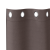 Perdele cu perdele 2 pcs Maro închis 225 x 140 cm Poliester GartenMobel Dekor