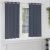 Perdele cu perdele 2 pcs Antracit 175 x 140 cm Poliester GartenMobel Dekor