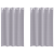 Perdele cu perdele 2 pcs Gri metalic 175 x 140 cm Poliester GartenMobel Dekor