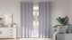 Perdele cu perdele 2 pcs Gri metalic 245 x 140 cm Poliester GartenMobel Dekor
