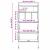 Sac de depozitare cu depozitare 91 x 47.5 cm Oxford GartenMobel Dekor
