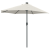 Parasol de Grădină Nisipiu 294 x 150 x 223 cm țesătură GartenMobel Dekor