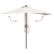 Parasol de Grădină Nisipiu 294 x 150 x 223 cm țesătură GartenMobel Dekor