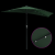 Parasol de Grădină Verde 294 x 150 x 223 cm țesătură GartenMobel Dekor
